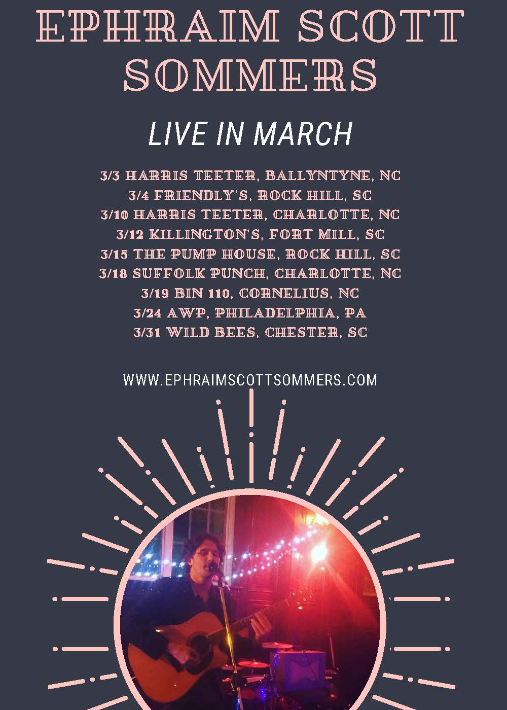 MARCH 2O22 SHOW FLIER